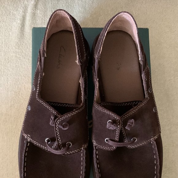 BNWOB Men\'s Clarks Couch Slippers Brown Size US 10 main image 7